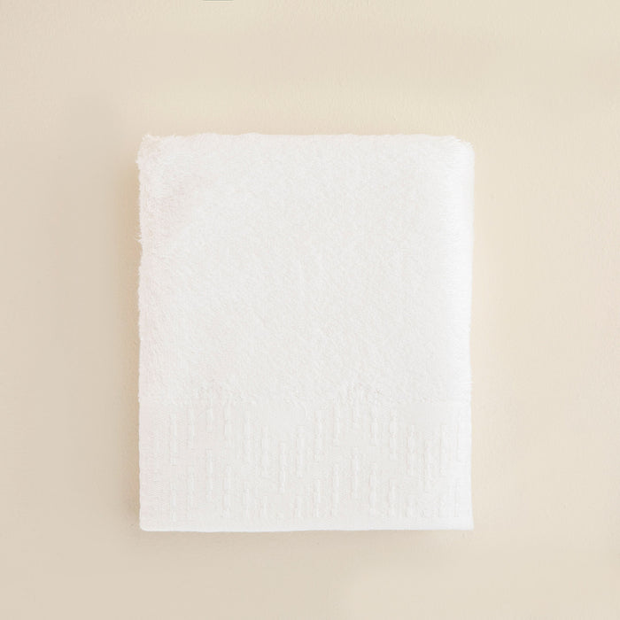 Albin Face Towel 50x90 cm White