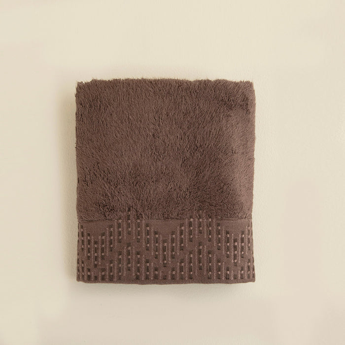 Albin Face Towel 50x90 cm Dark Brown