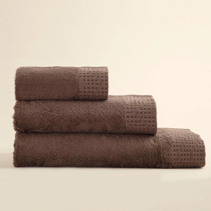 Albin Face Towel 50x90 cm Dark Brown