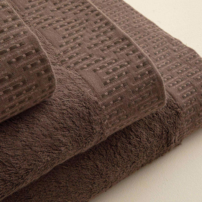 Albin Face Towel 50x90 cm Dark Brown