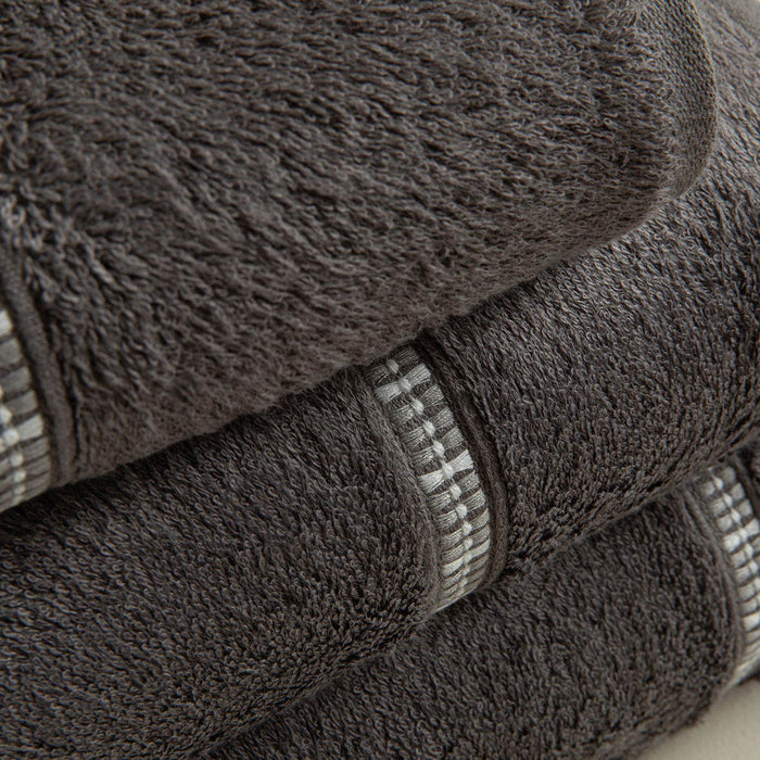 Lindi Face Towel 50x90 cm Dark Grey