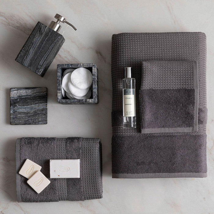 Astel Hand Towel 30x50 cm Dark Grey