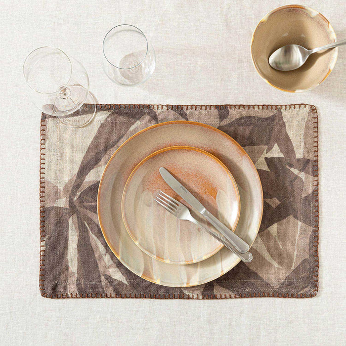 Alamo Placemat 35x50 cm Beige/Dark Brown