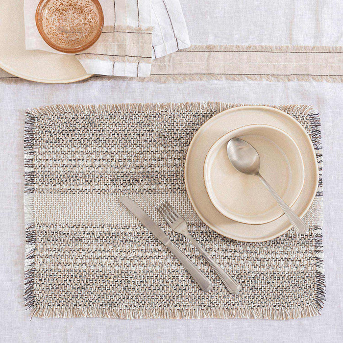 Costura Placemat 35x50 cm Ecru-Beige