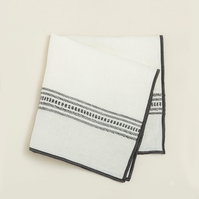 Mestiere Napkin 45x45 cm White-Grey