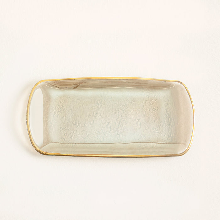 Regua Amber Gold Platter Gold