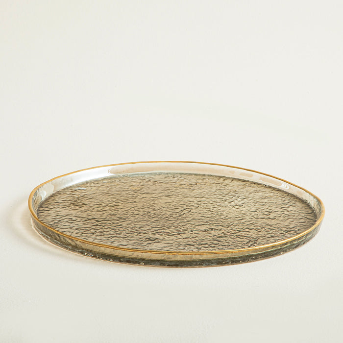 Regua Amber Gold Dinner Plate Gold