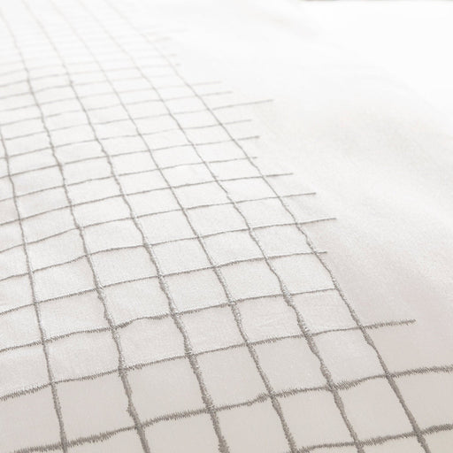 Nathan Duvet Cover Extra King Size 260x220 cm White