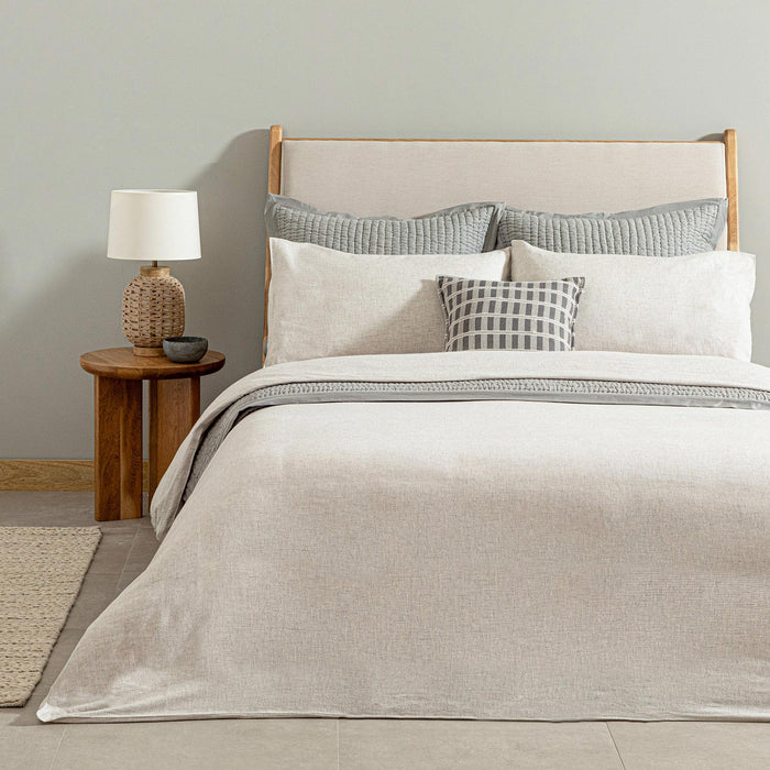 Mattia Duvet Cover Set Single 160x220 cm White-Grey