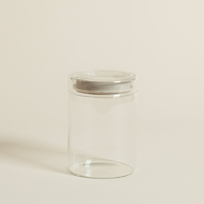 Agni Glass Canister 800 ML Transparent