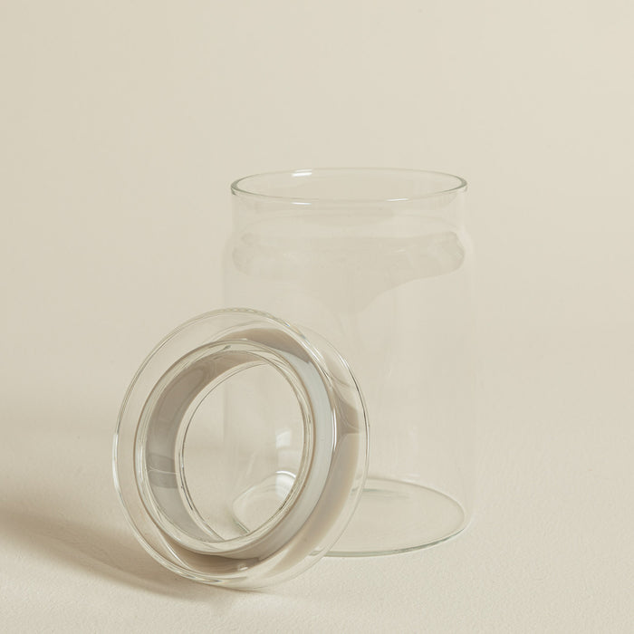 Agni Glass Canister 800 ML Transparent