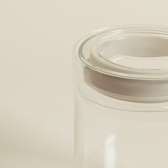 Agni Glass Canister 800 ML Transparent