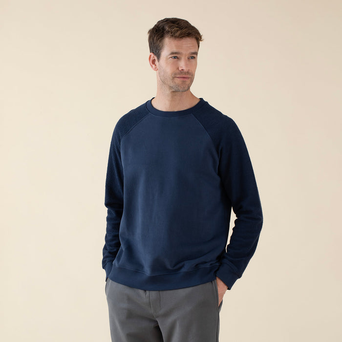 Naphte Man Sweatshirt MARINE BLUE