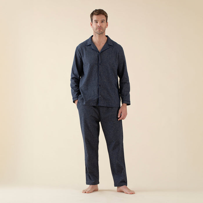 Cardamomo Man Pyjama Set MARINE BLUE