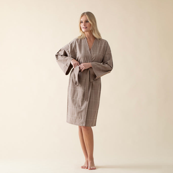 Stanton Woman Morning Gown Brown