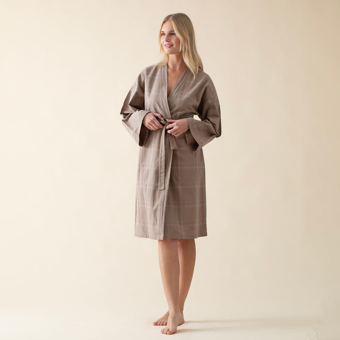 Stanton Woman Morning Gown Brown