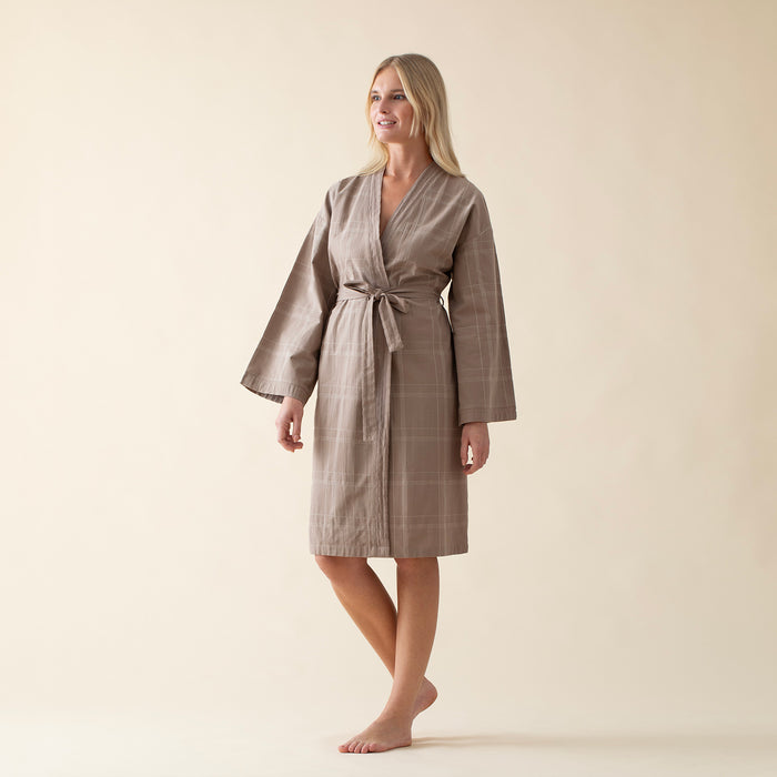 Stanton Woman Morning Gown Brown