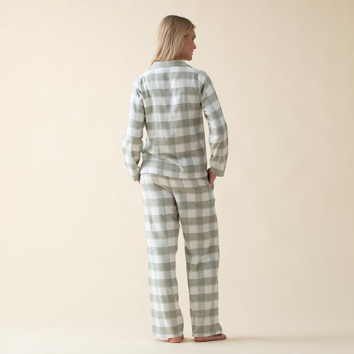 Monteverde Woman Pyjamas Set Ecru/Green