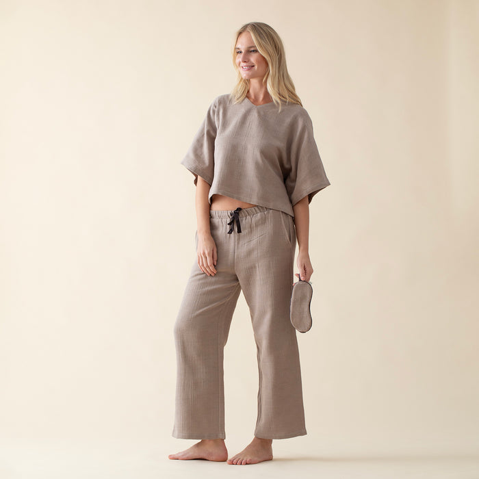 Castano Woman Pyjamas Set Brown