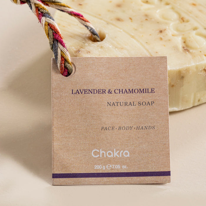 Oval Natural Soap 200 G - Lavender & Chamomile Natural