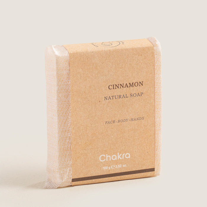 Natural Soap 100 G - Cinnamon Essential Oil Red