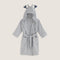 Under The Sea Bathrobe With Hoodie Grey