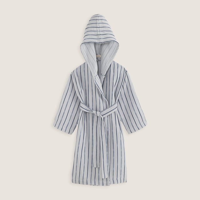 Under The Sea Muslin Bathrobe Grey