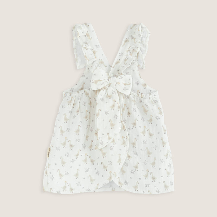 Goose Blouse&Bottom Set Ecru