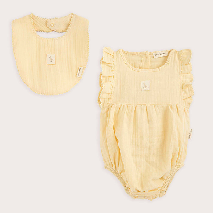 Goose Body&Bib Set Yellow