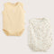 Goose Newborn Sleeveless Body 2 Pcs Ecru / Yellow