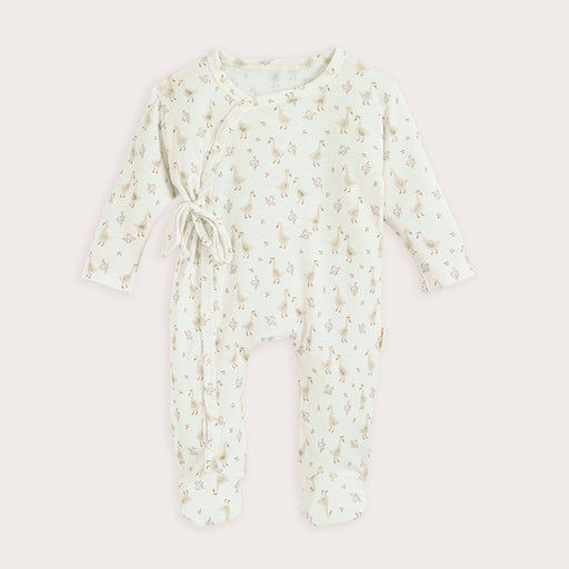 Goose Newborn Jumpsuit Ecru