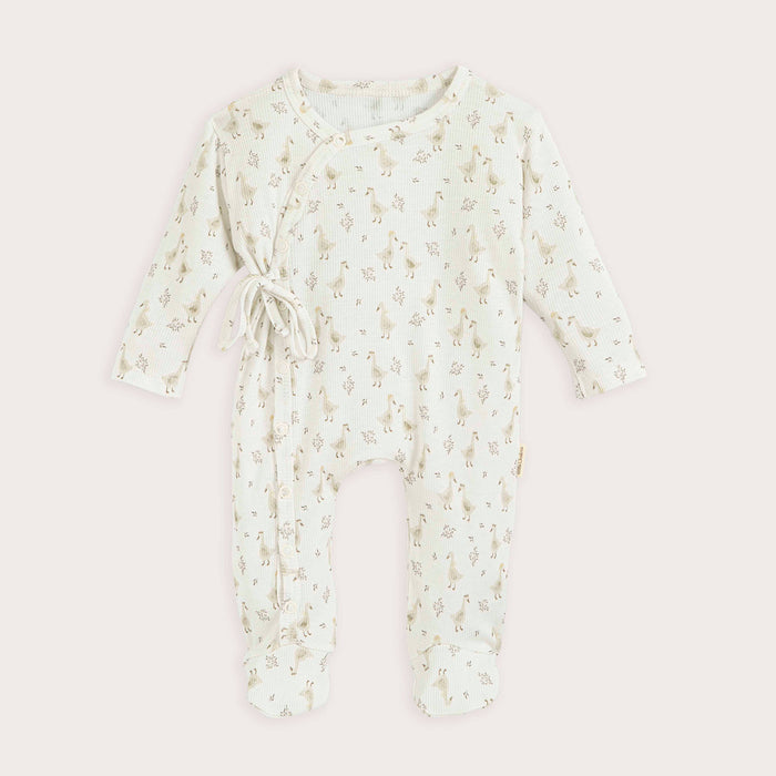 Goose Newborn Jumpsuit Ecru