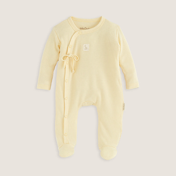 Goose Newborn Jumpsuit Yellow