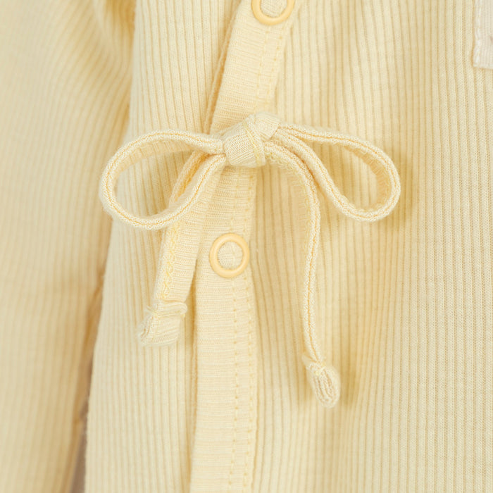 Goose Newborn Jumpsuit Yellow