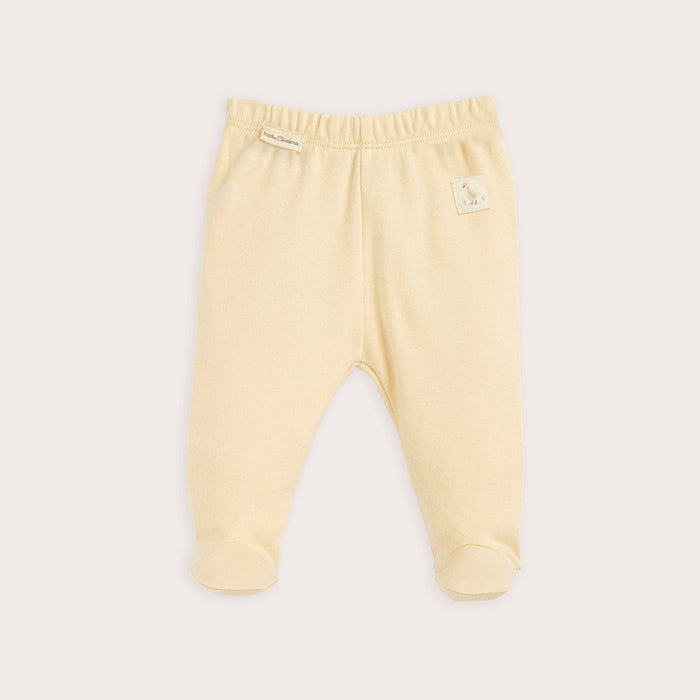 Goose Newborn Footed Pants Yellow