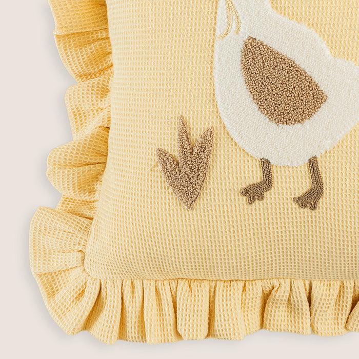 Goose Bedspread&Deco Pillow Yellow