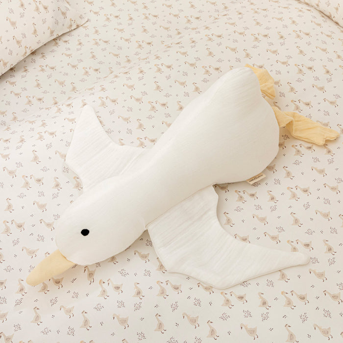 goose deco pıllow Ecru