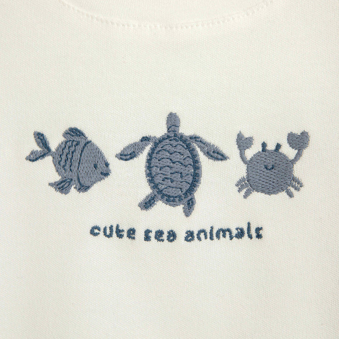 Under The Sea Tshirt Ecru