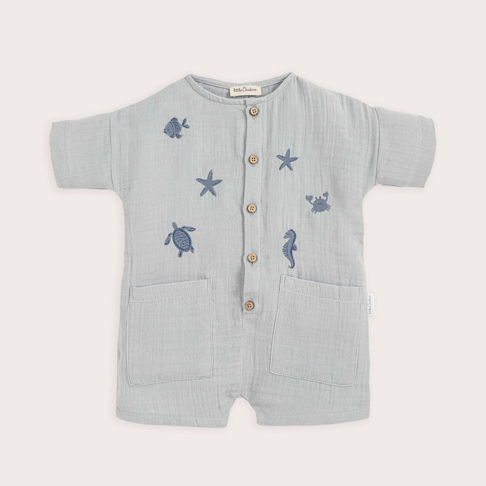 Under The Sea Jumpsuit Grey