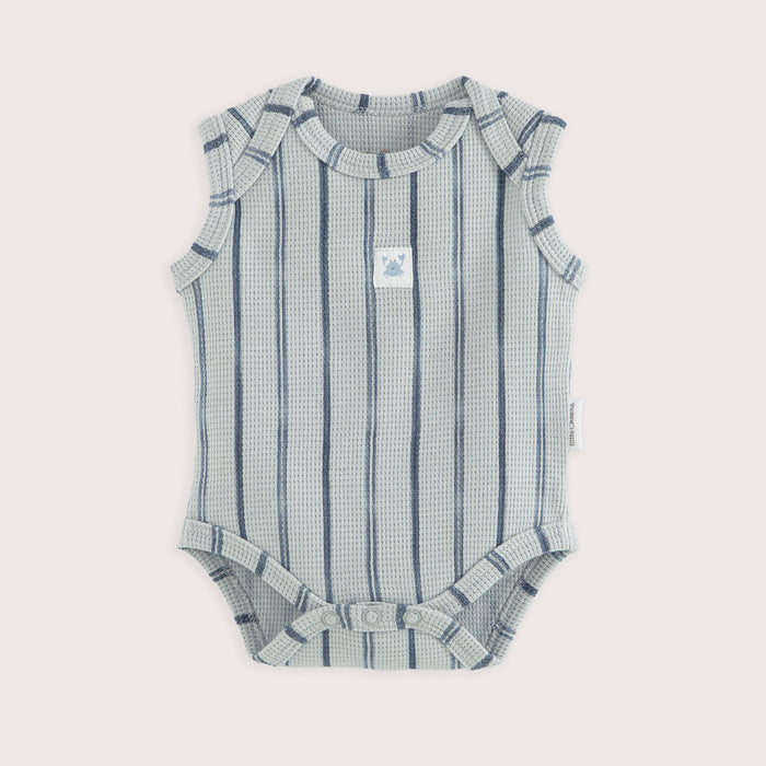 Under The Sea Newborn Sleeveless Ringel Body Grey