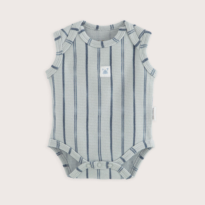 Under The Sea Newborn Sleeveless Ringel Body Grey