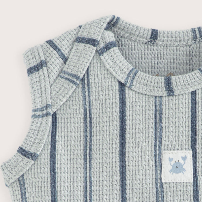 Under The Sea Newborn Sleeveless Ringel Body Grey