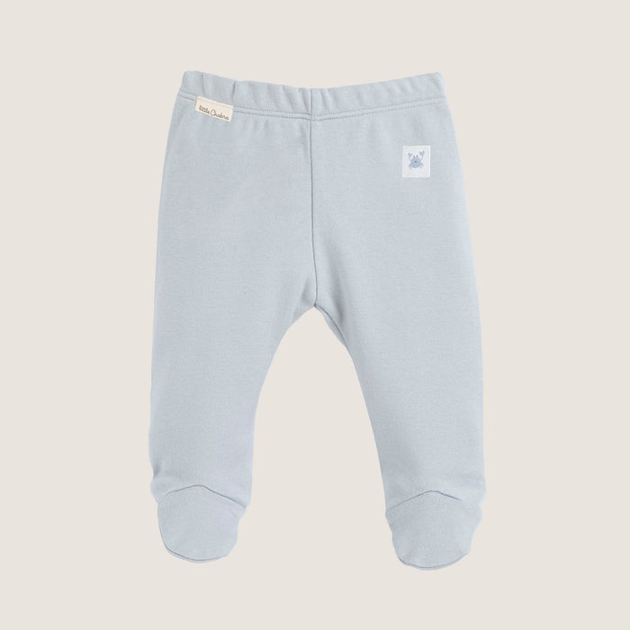 Under The Sea Newborn Footed Pants Grey