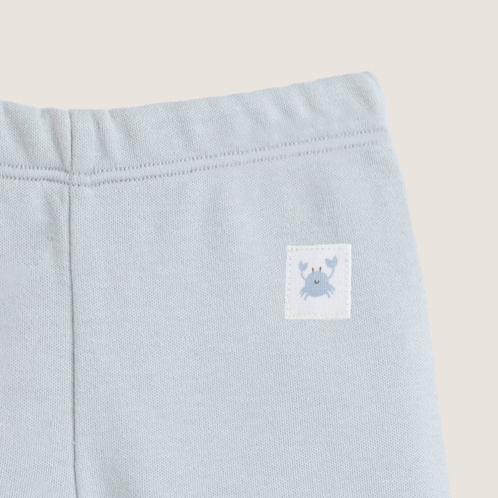 Under The Sea Newborn Footed Pants Grey