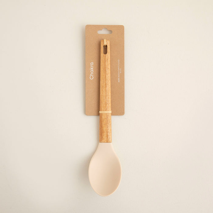 Agni Acacia Serving Spoon 30 cm Natural