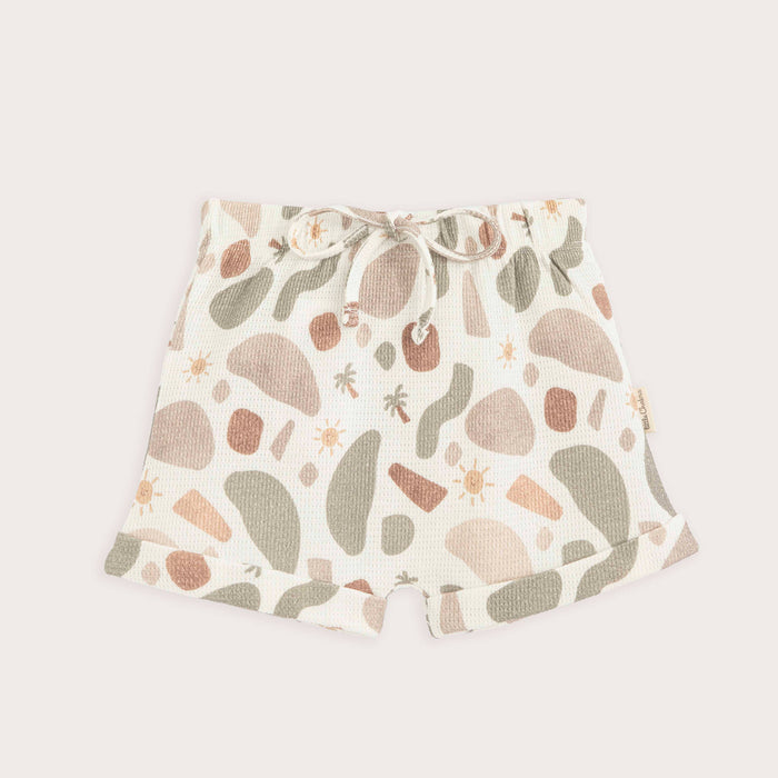 Joyful Printed Shorts Ecru