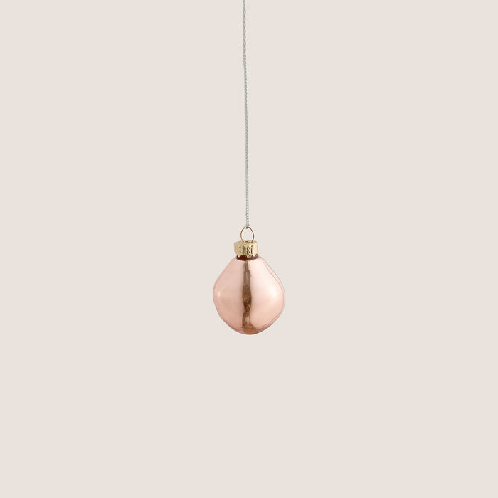 Mira Xmas Ball S - Set of 9 ROSE GOLD