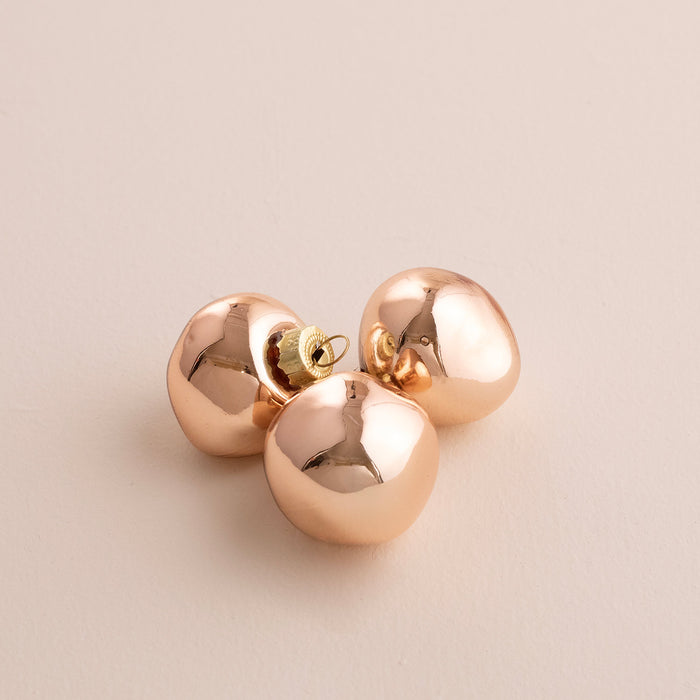 Mira Xmas Ball S - Set of 9 ROSE GOLD