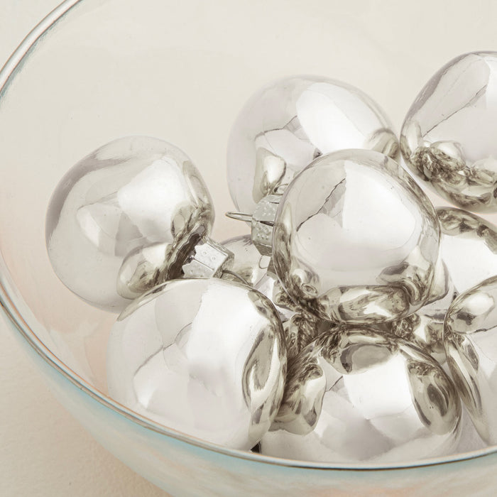 Mira Xmas Ball S - Set of 9 Silver