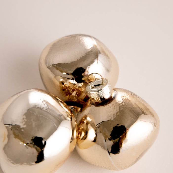 Mira Xmas Ball M - Set of 6 Light Gold